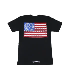 Chrome Hearts T-shirt met Amerikaanse vlag