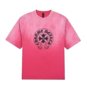 Chrome Hearts T-shirt met kleurverloop
