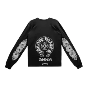 Chrome Hearts T-shirt met lange mouwen – Zwart
