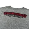 Chrome Hearts T-shirt met V-hals en print op de rug, grijs/rood Chrome Hearts T-shirt met V-hals en print op de rug, grijs/rood