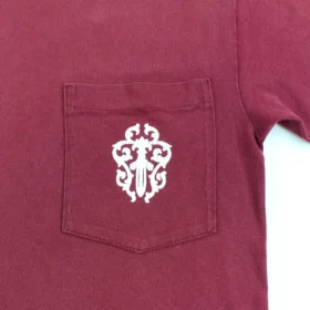 Chrome Hearts T-shirt met zak en Dagger 