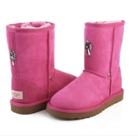 Chrome Hearts Uggs Roze Chrome Hearts Uggs Roze