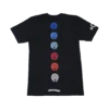 Chrome Hearts veelkleurig T-shirt met Horseshoe en recht kruis Chrome Hearts veelkleurig T-shirt met Horseshoe en recht kruis