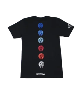 Chrome Hearts veelkleurig T-shirt met Horseshoe en recht kruis