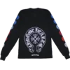 Chrome Hearts veelkleurig T-shirt met lange mouwen en Horseshoe-motief Chrome Hearts veelkleurig T-shirt met lange mouwen en Horseshoe-motief