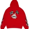 Chrome Hearts X Matty Boy Flames Hoodie Rood Chrome Hearts X Matty Boy Flames Hoodie Rood
