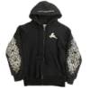 Chrome Hearts zeldzame hoodie met ritssluiting en Floral Cross-motief Chrome Hearts zeldzame hoodie met ritssluiting en Floral Cross-motief