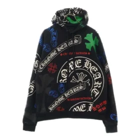 Chrome Hearts Zware Zwarte Hoodies met Print