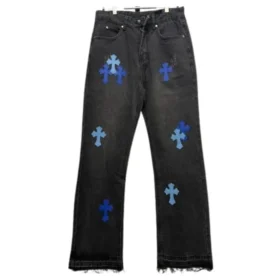 Chrome Hearts zwarte en blauwe Cross-Jeans