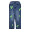 Firmranch broek met kruisapplicatie Chrome Hearts Firmranch broek met kruisapplicatie Chrome Hearts