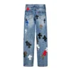 Firmranch leren broek met luipaardprint en kruis Firmranch leren broek met luipaardprint en kruis