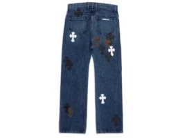 Lemandik straight leg Jeans met Cross Patch Lemandik straight leg Jeans met Cross Patch