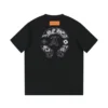Louis Vuitton X Chrome Hearts T-shirt Zwart Louis Vuitton X Chrome Hearts T-shirt Zwart