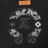 Louis Vuitton X Chrome Hearts T-shirt Zwart Louis Vuitton X Chrome Hearts T-shirt Zwart