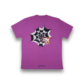 Paars Chrome Hearts-shirt Paars Chrome Hearts-shirt