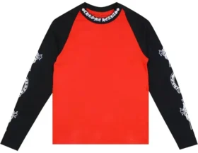 Zwart en rood Chrome Hearts-shirt